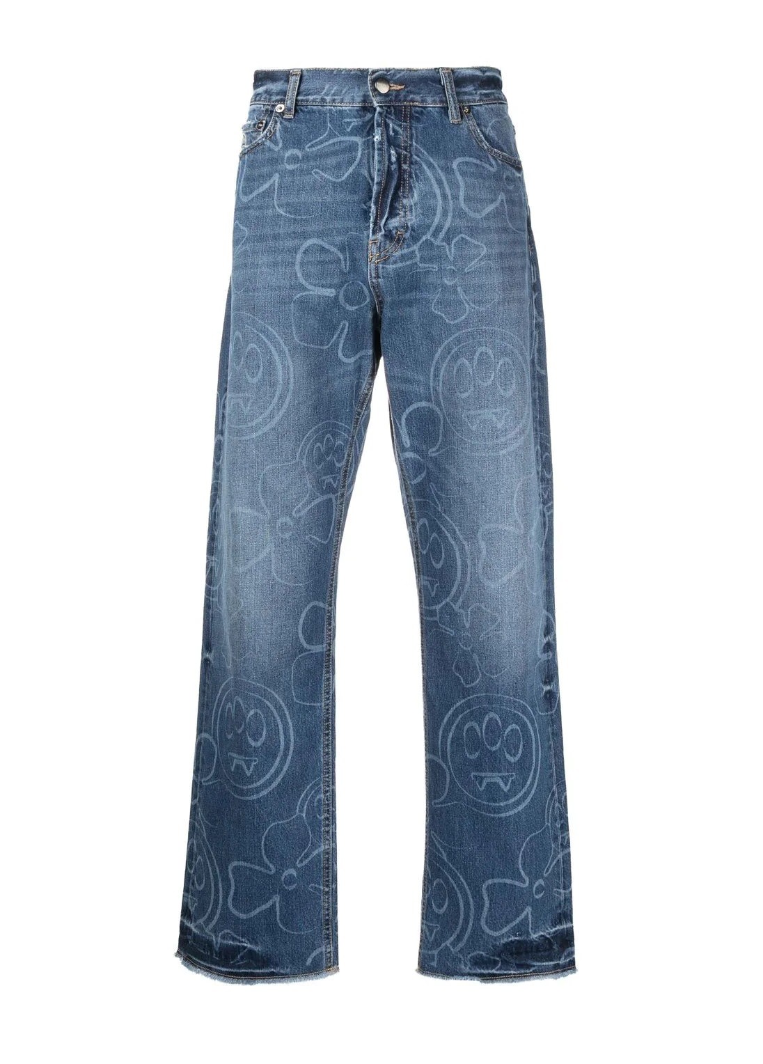 Jeans con stampa