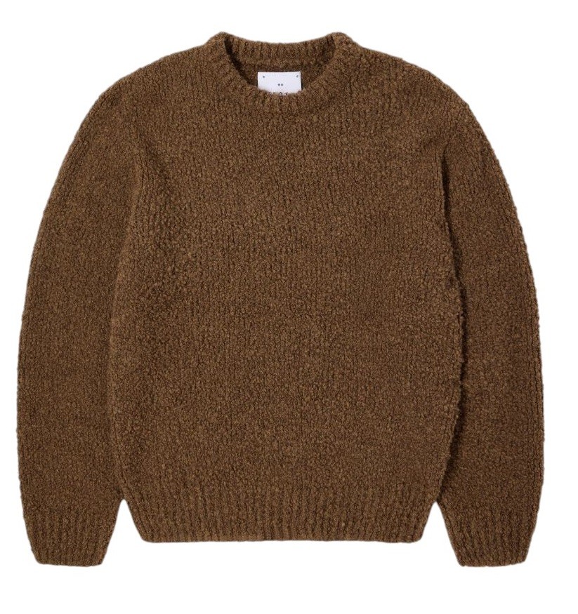 DUN TEXTURED SWEATER BROWN