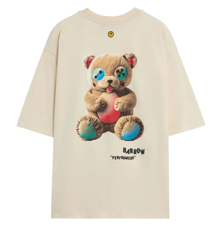JERSEY T-SHIRT UNISEX TEDDY CREAM
