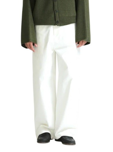 PANTALONE BAGGY BIANCO
