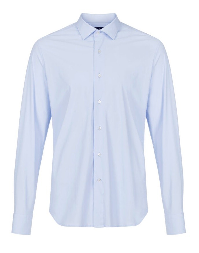 CAMICIA CELESTE IN COTONE