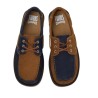 Camper - TWINS NABUK BLUE/BROWN LOAFERS