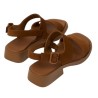 Camper - DANA NABUK SANDALS MEDIUM BROWN