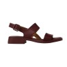 Camper - DANA LEATHER SANDALS BORDEAUX