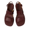Camper - DANA LEATHER SANDALS BORDEAUX