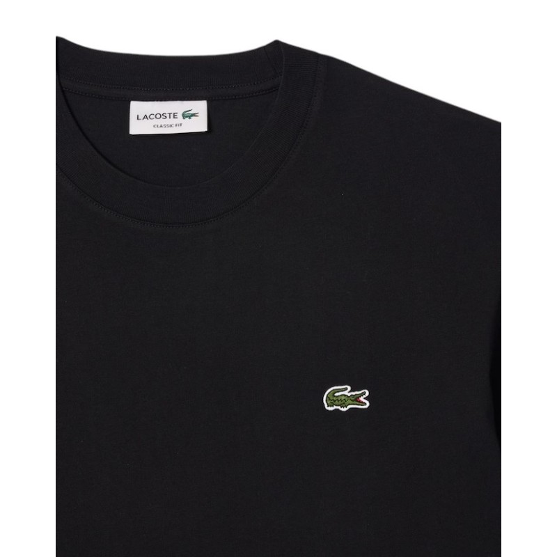 Lacoste - T-SHIRT IN COTONE BALCK
