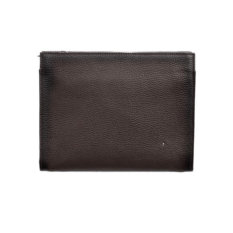 Albertoluti - POUCH AUS HIRSCHLEDER DUNKELBRAUN