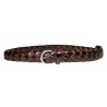 Albertoluti - CINTURA TRECCIA/030 BROWN