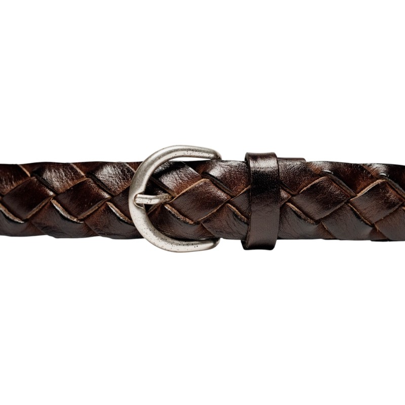 Albertoluti - CEINTURE TRECCIA/030 MARRON