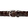 Albertoluti - CINTURA TRECCIA/030 BROWN