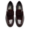 Sangue - POLISHED LEATHER LOAFER BURGUNDY