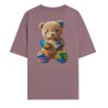 Barrow - JERSEY T-SHIRT BEAR PINK