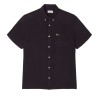 Lacoste - CAMICIA DI LINO BROWN