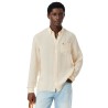 Lacoste - CAMICIA DI LINO REGULAR FIT BEIGE