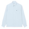 Lacoste - CAMICIA DI LINO REGULAR FIT BLUE
