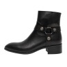 Sangue - BOTAS CAMPERAS 3697 DE PIEL NEGRAS