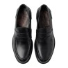 Sangue - MOCASSIN EN CUIR NOIR