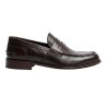 Sangue - MOCASSIN EN CUIR MARRON FONCÉ
