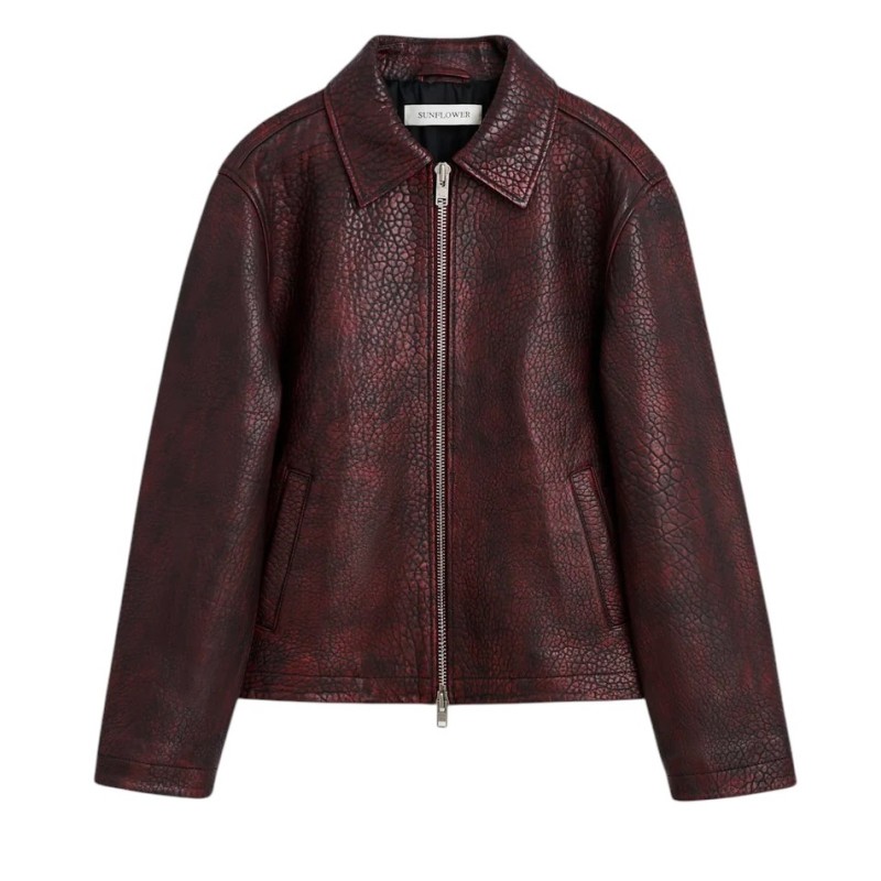 Sunflower - SHORT LEATHER JACKET
