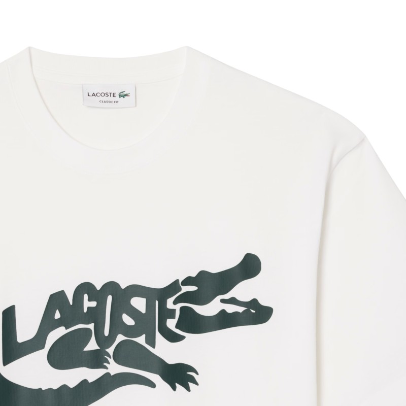 Lacoste - T-SHIRT CLASSIC FIT WEISS