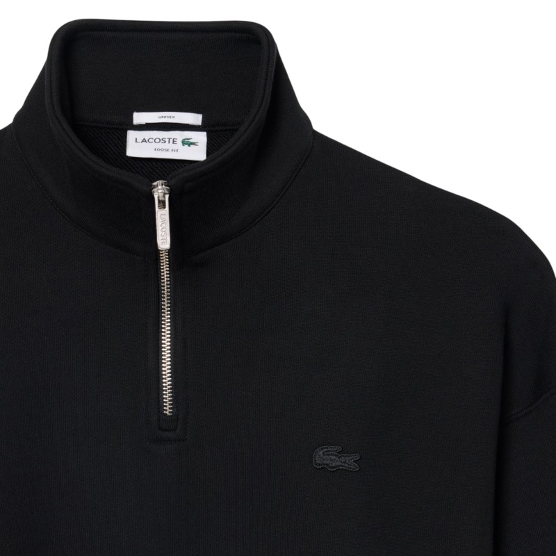 Lacoste - FELPA ZIP BLACK