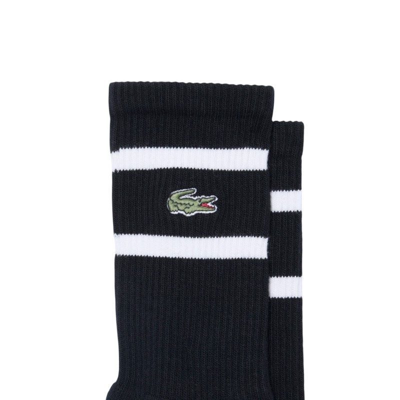 Lacoste - BAUMWOLLSOCKEN WEISS/SCHWARZ
