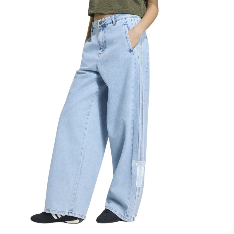 Adidas - PANTALON EN DENIM ADIBREAK JAMBE LARGE LIGHT DENIM