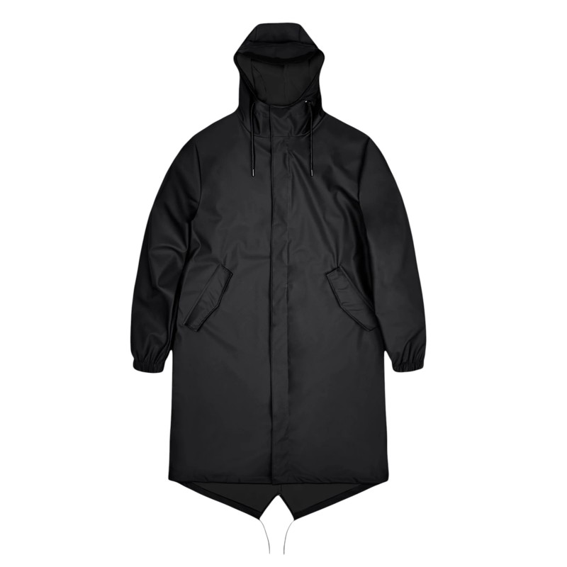 Rains - PARKA FISHTAIL W3 NEGRA