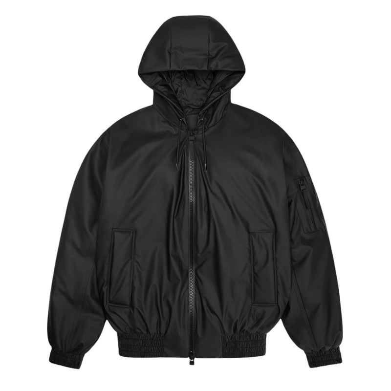 Rains - LOHJA INSULATED BOMBER JACKET SCHWARZ