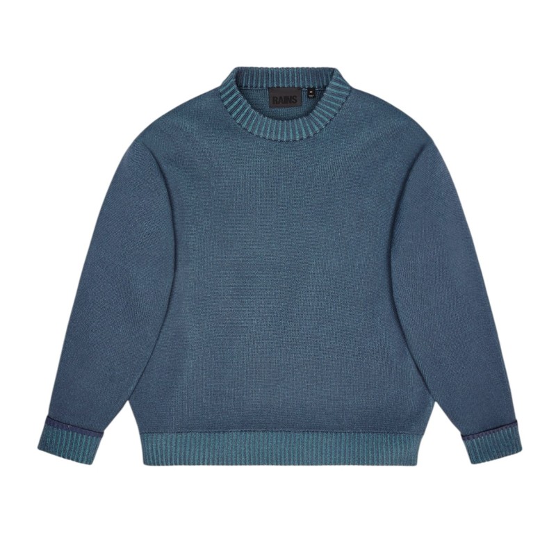 Rains - SOWA KNIT CREW NECK BLUE DUSK / BREEZE