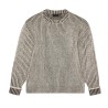 Rains - SAWA KNIT CREW NECK VINTAGE WHITE/BLACK