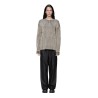 Rains - SAWA KNIT CREW NECK VINTAGE WHITE/BLACK