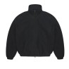 Rains - FLEECE ZIP JACKET SCHWARZ
