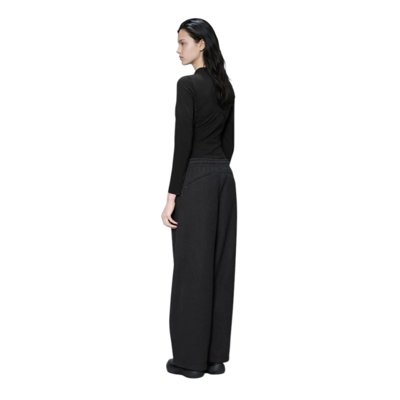 Rains - FLEECE PANTS SCHWARZ