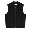 Universal Works - CHALECO ZIP NEGRO