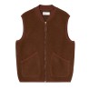 Universal Works - CHALECO ZIP CACAO