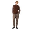 Universal Works - GILET ZIP CACAO