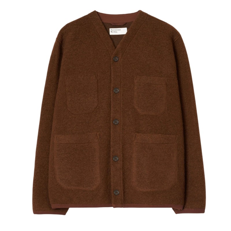 Universal Works - STRICKJACKE CACAO