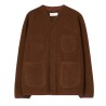 Universal Works - CARDIGAN CACAO