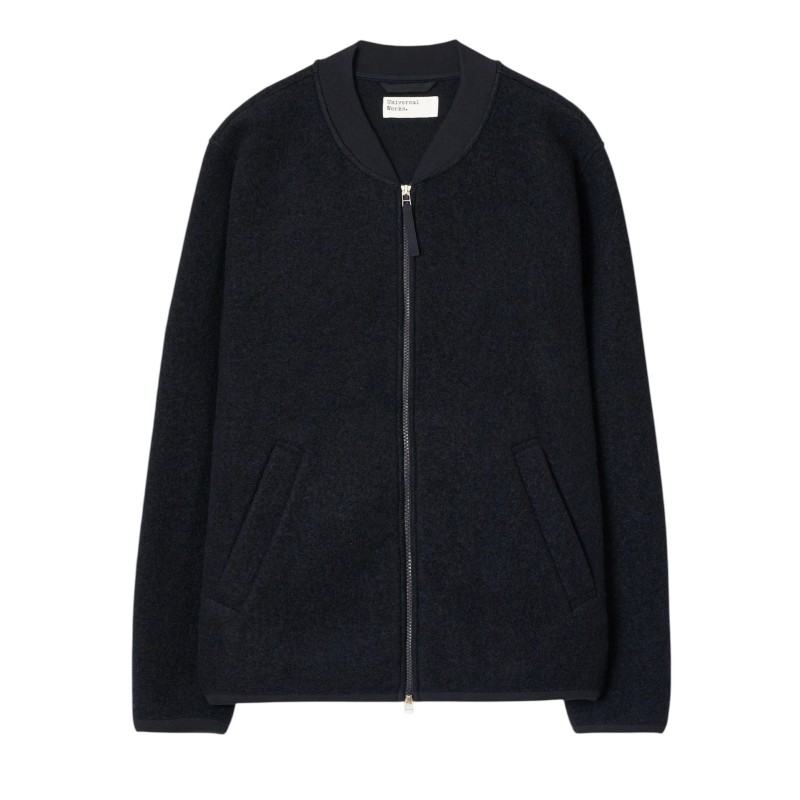 Universal Works - BOMBER ZIP NAVY