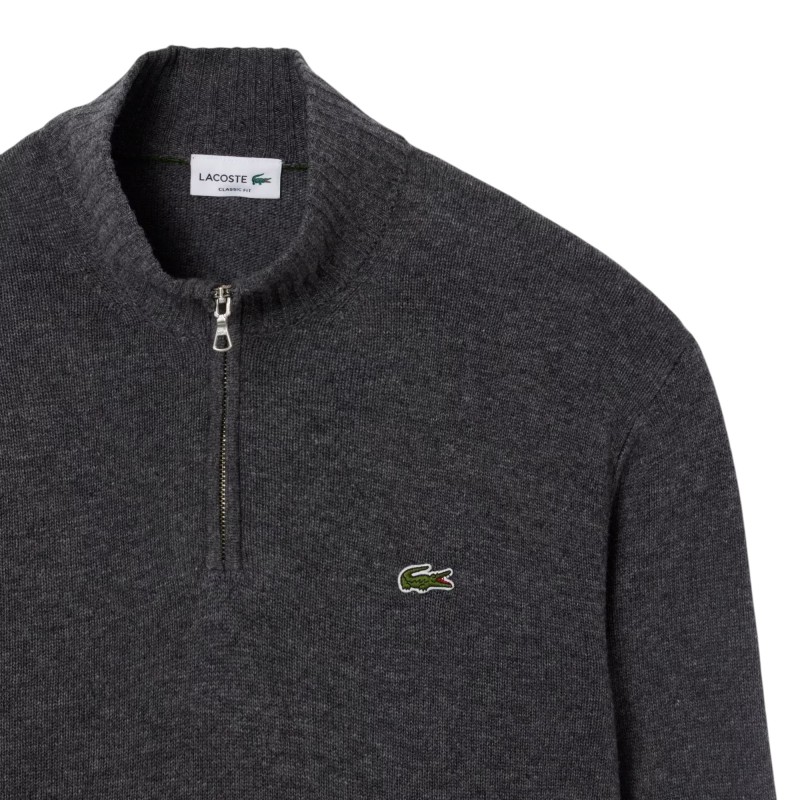 Lacoste - ZIP MOCK-NECK JUMPER