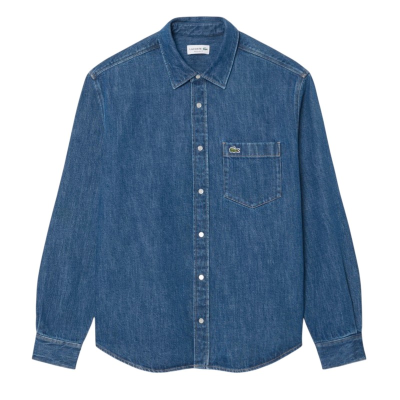Lacoste - CAMICIA IN DENIM REGULAR FIT