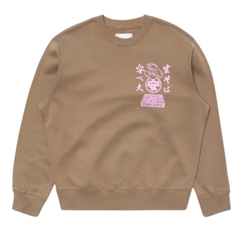 Edwin - SUDADERA SOBA YASUBE WALNUT