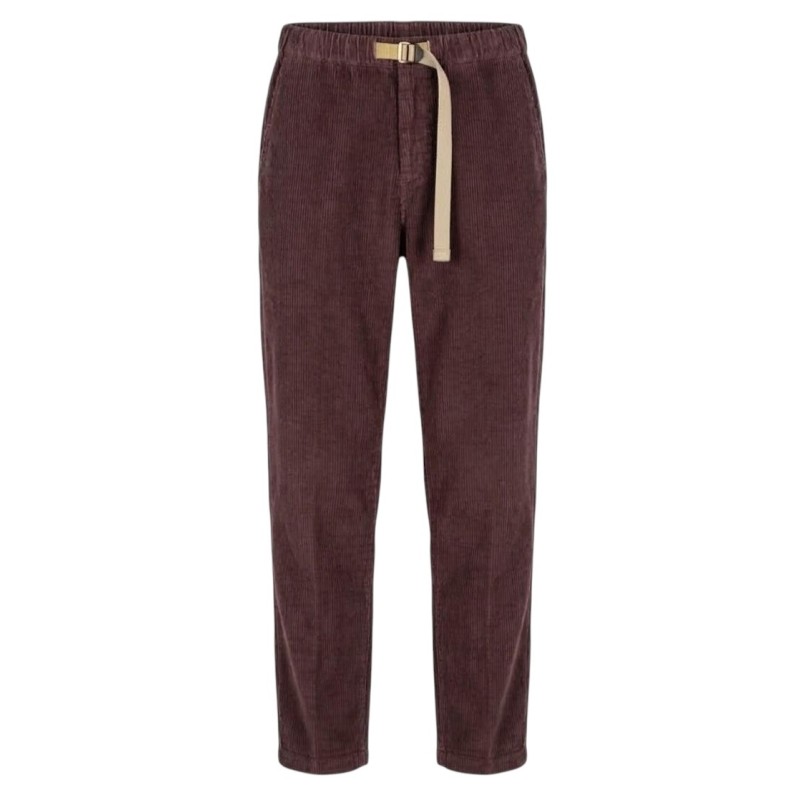 White Sand - PANTALONE VELLUTO MARRONE