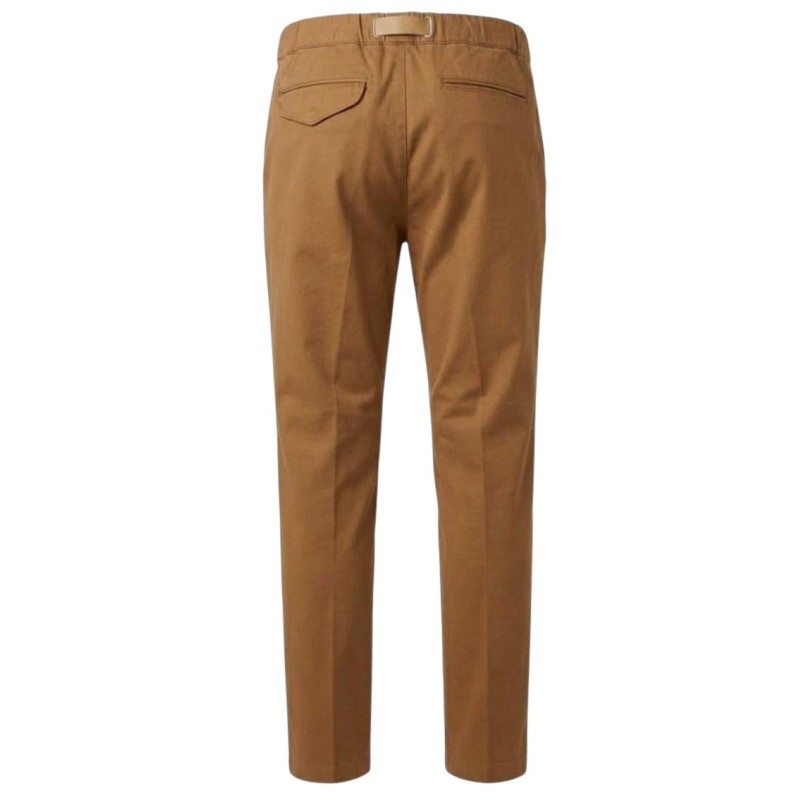 White Sand - PANTALONE COTONE NOCCIOLA