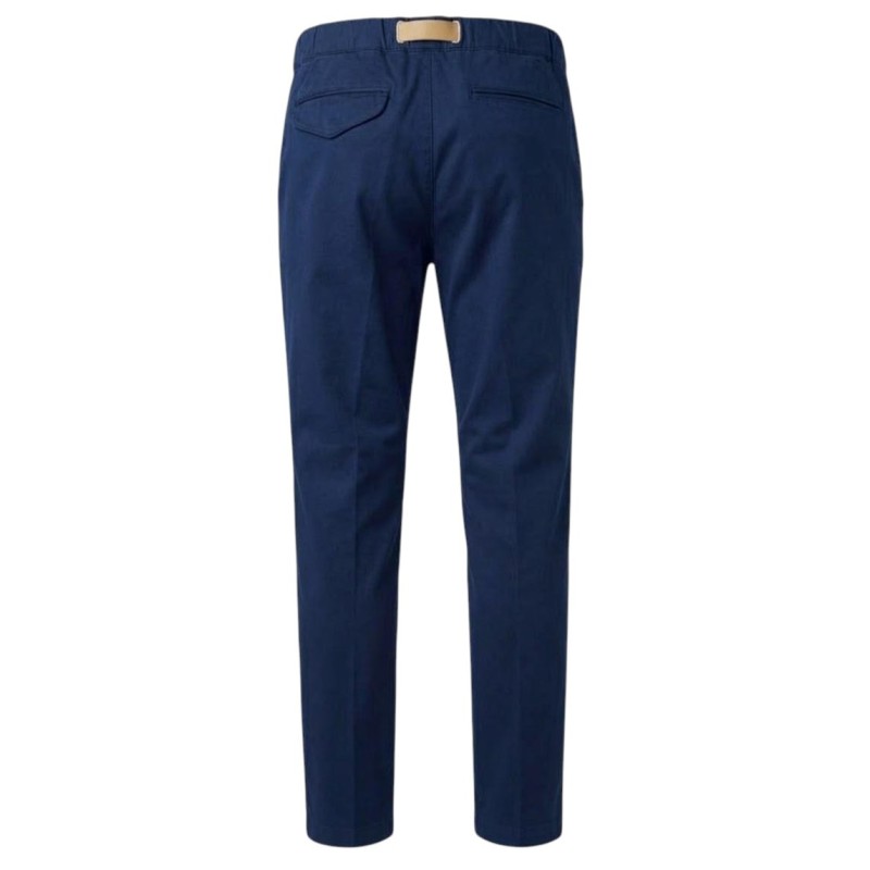 White Sand - PANTALONE COTONE BLU