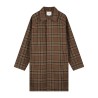 ARTE Antwerp - WOOL CHECK COAT PLAID