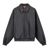 ARTE Antwerp - REVERSIBLE LEATHER UNIFORM JACKET BLACK