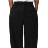 ARTE Antwerp - WOOL PLEATED GALLERY PANTS BLACK