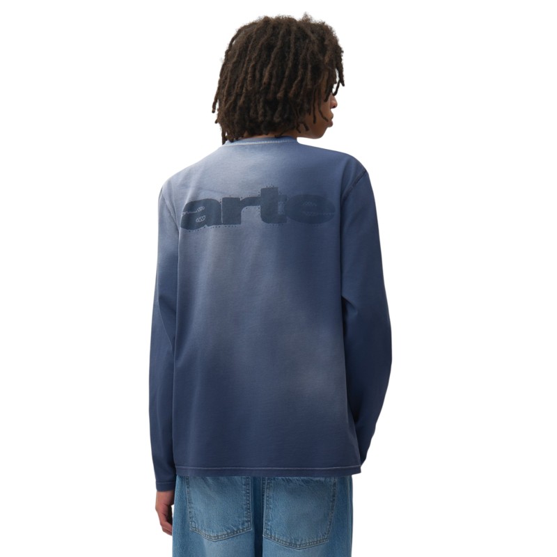 ARTE Antwerp - STENCIL SUNFADE LONGSLEEVE NAVY